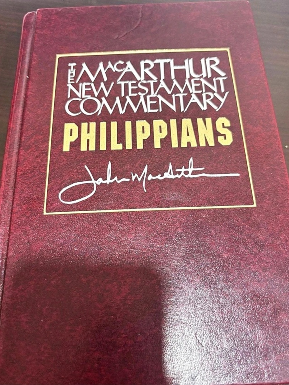 Moody Publishers Philippians: The MacArthur New Testament Commentary Red Book